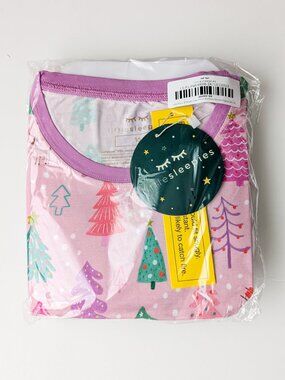 Pink Merry & Bright Two-Piece Pajama Set BNIB size 16